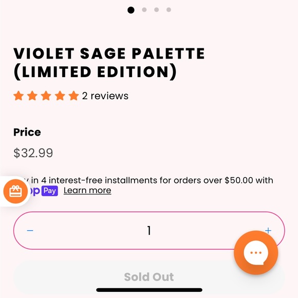 🆕ACE BEAUTÉ VIOLET SAGE EYESHADOW PALETTE 🎨 SOLD OUT ‼️ - Picture 4 of 7